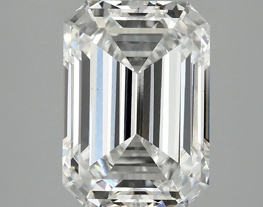 3.09 Carat Emerald Shaped Ideal Cut VS1 IGI Certified Lab Grown Diamond