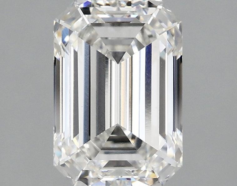 2.1 Carat Emerald Shaped Ideal Cut VVS2 IGI Certified Lab Grown Diamond