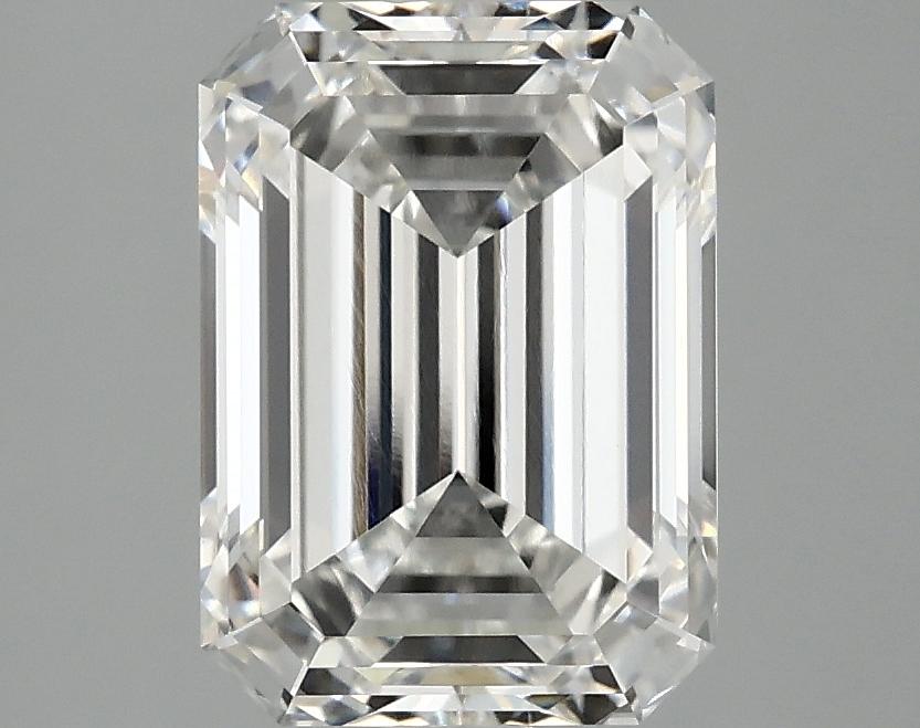 3.09 Carat Emerald Shaped Ideal Cut VVS2 IGI Certified Lab Grown Diamond