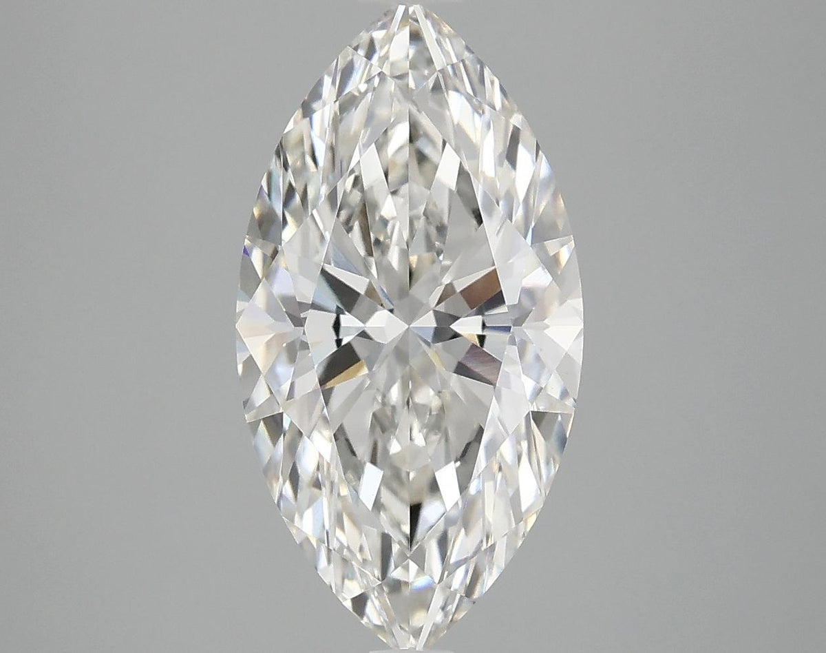 3.04 Carat Marquise Shaped Excellent Cut VVS2 IGI Certified Lab Grown Diamond