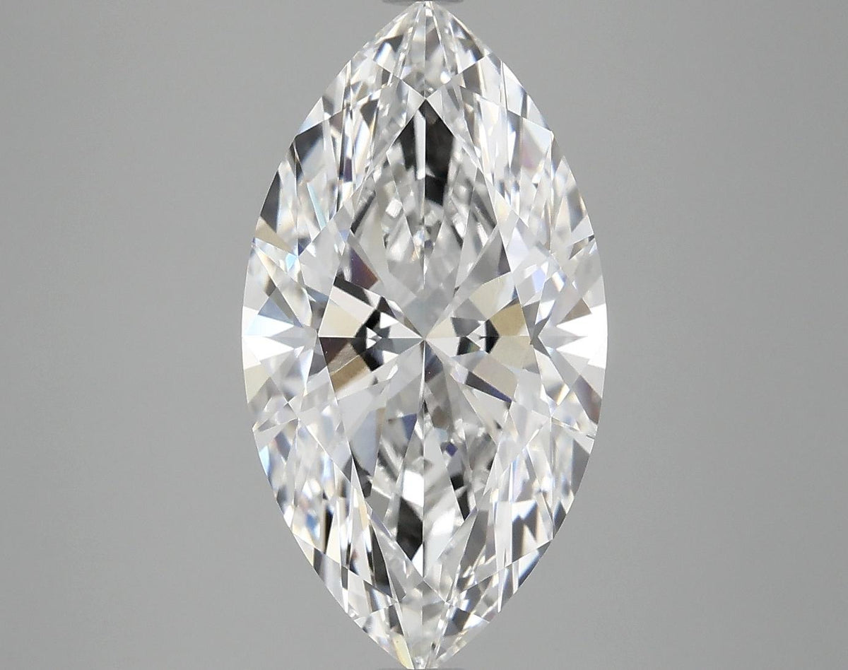 4.1 Carat Marquise Shaped Excellent Cut VVS2 IGI Certified Lab Grown Diamond