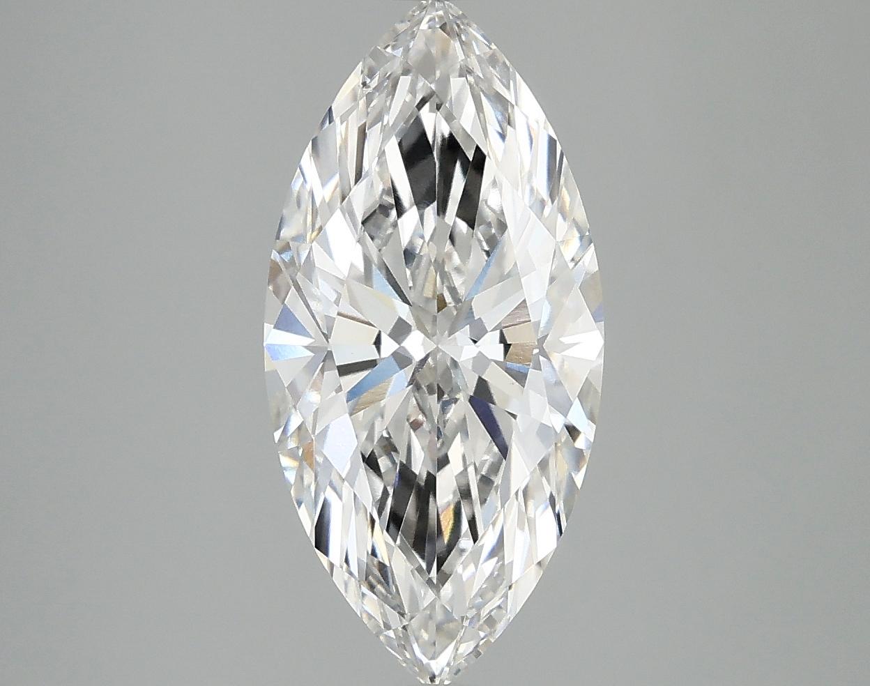 2.98 Carat Marquise Shaped Excellent Cut VS2 IGI Certified Lab Grown Diamond