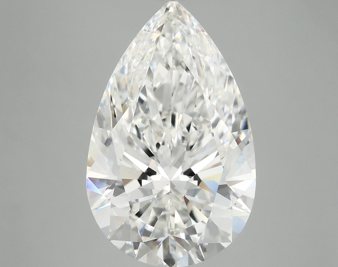 7.41 Carat Pear Shaped Ideal Cut VS1 IGI Certified Lab Grown Diamond