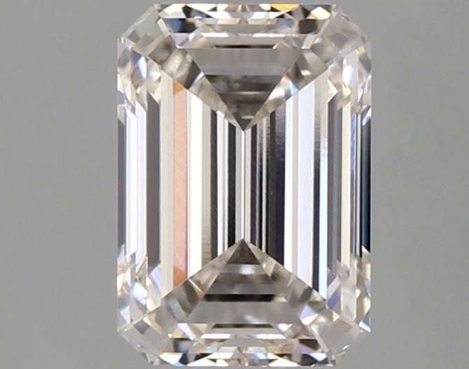 2.07 Carat Emerald Shaped Ideal Cut VVS2 IGI Certified Lab Grown Diamond