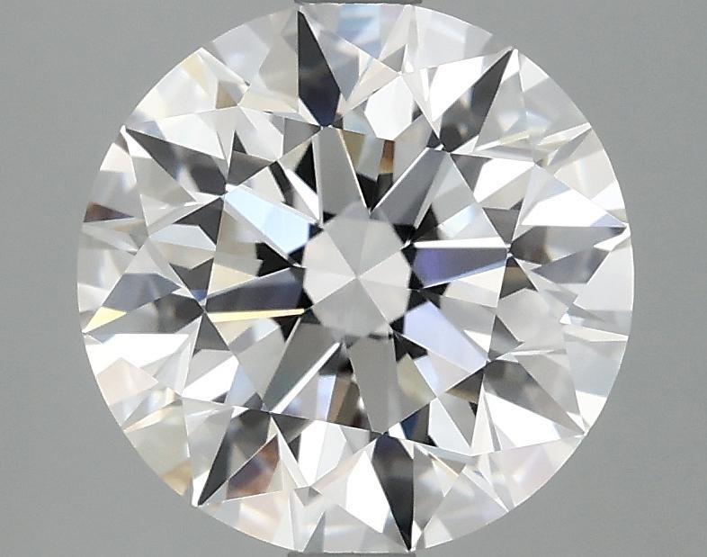 3.07 Carat Round Shaped Excellent Cut VVS2 IGI Certified Lab Grown Diamond