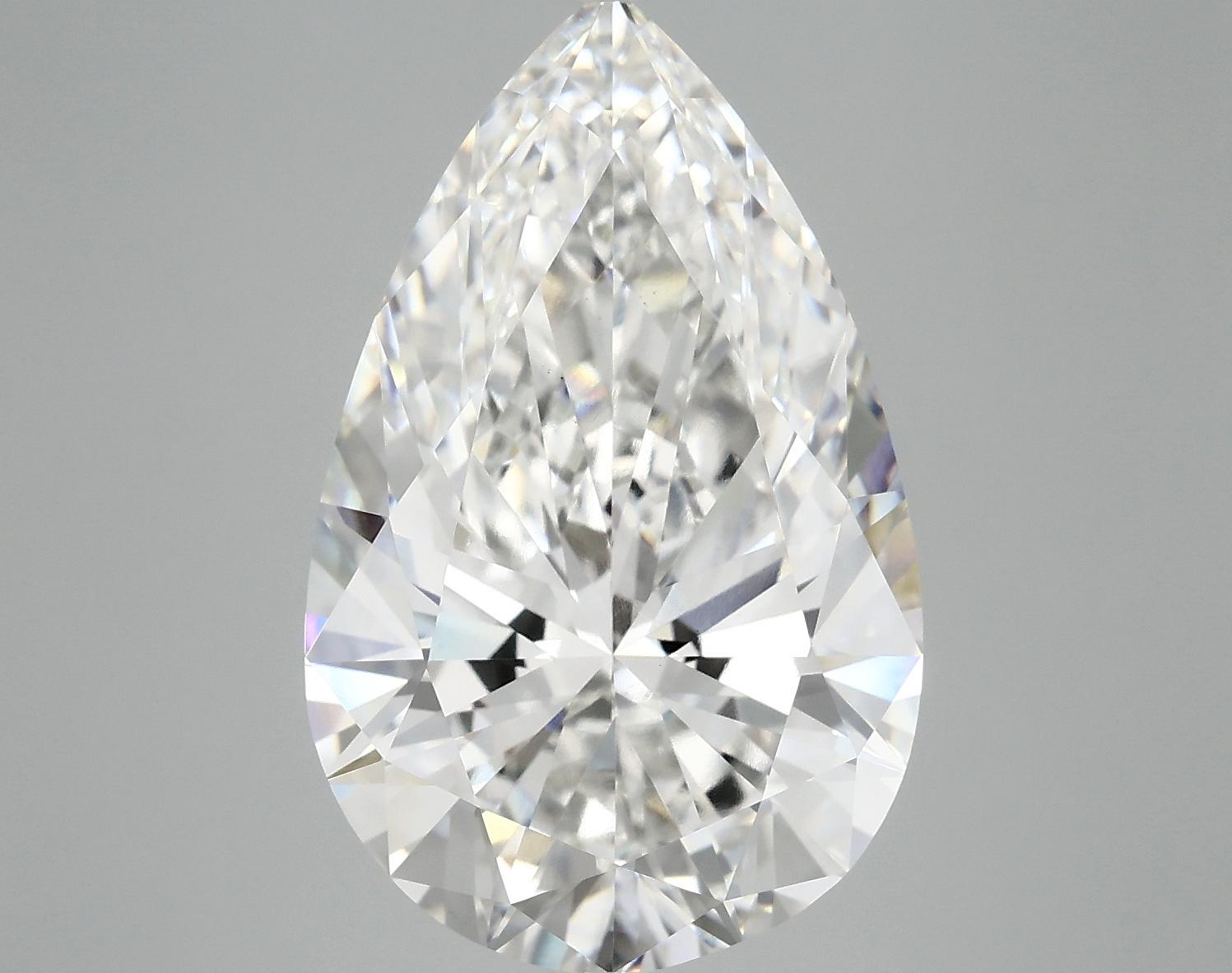 7.18 Carat Pear Shaped Ideal Cut VVS2 IGI Certified Lab Grown Diamond
