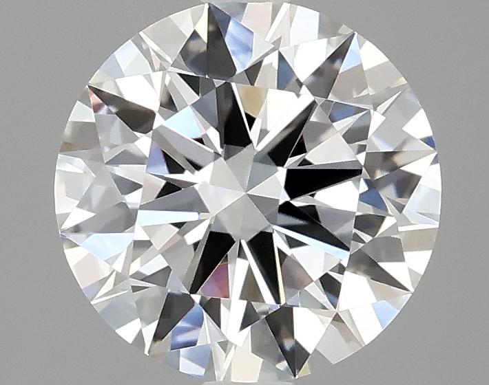 2.07 Carat Round Shaped Ideal Cut VVS2 IGI Certified Lab Grown Diamond