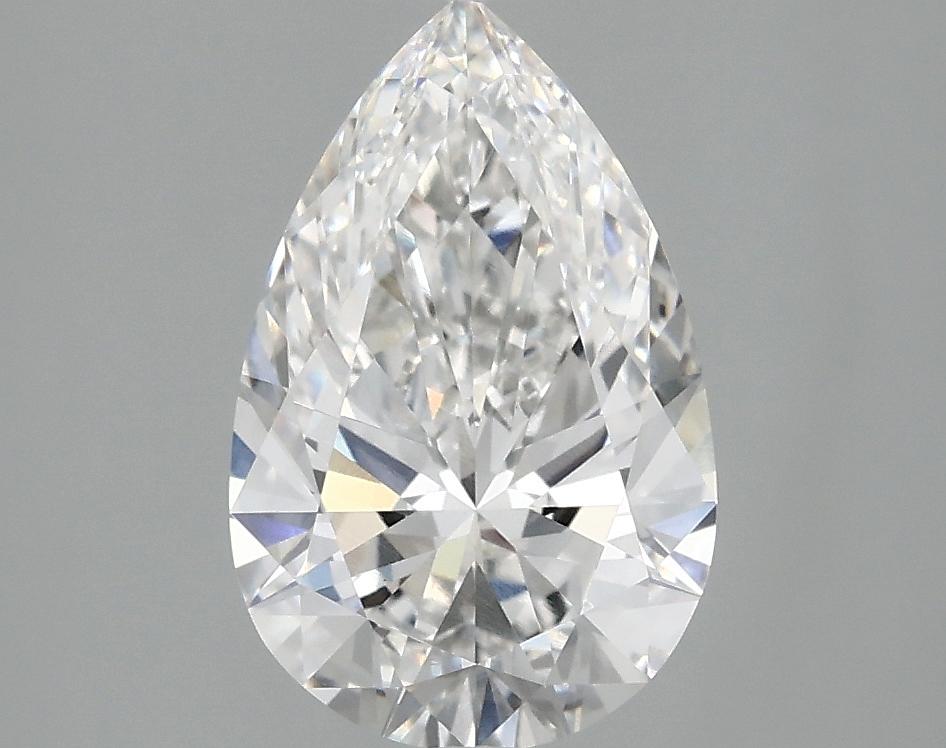 2.02 Carat Pear Shaped Ideal Cut VVS2 IGI Certified Lab Grown Diamond