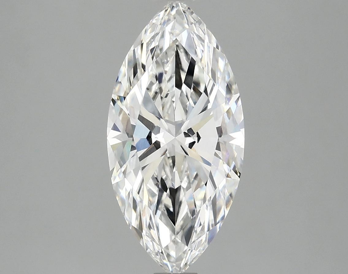 2.09 Carat Marquise Shaped Ideal Cut VVS2 IGI Certified Lab Grown Diamond