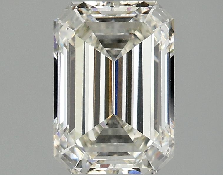 2.08 Carat Emerald Shaped Ideal Cut VVS2 IGI Certified Lab Grown Diamond