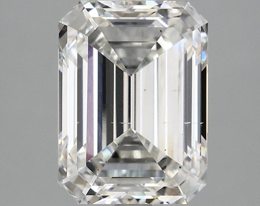 3.07 Carat Emerald Shaped Excellent Cut SI1 IGI Certified Lab Grown Diamond