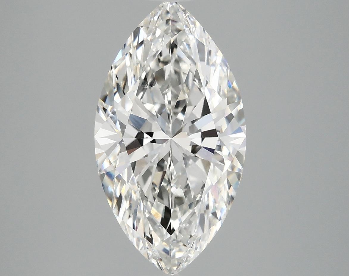 2.88 Carat Marquise Shaped Excellent Cut VVS2 IGI Certified Lab Grown Diamond