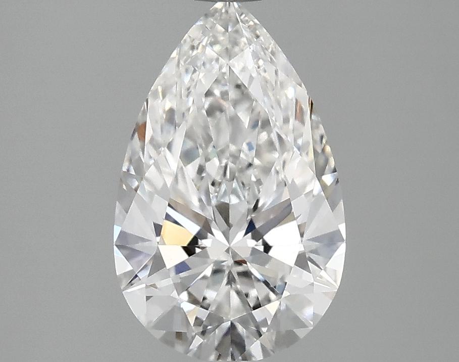 1.76 Carat Pear Shaped Ideal Cut VVS2 IGI Certified Lab Grown Diamond