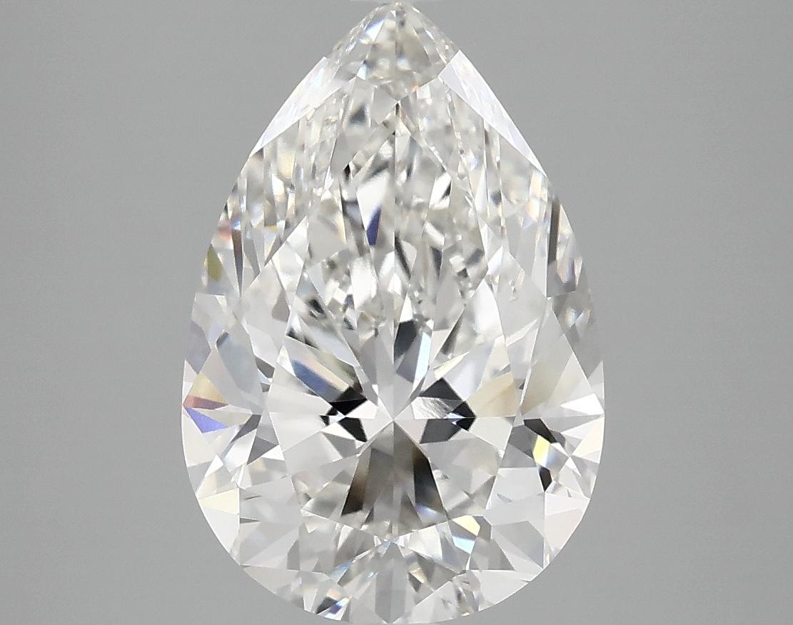 4.08 Carat Pear Shaped Excellent Cut VVS2 IGI Certified Lab Grown Diamond