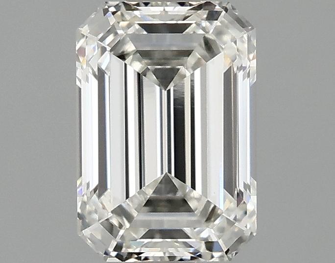 1.37 Carat Emerald Shaped Ideal Cut VVS2 IGI Certified Lab Grown Diamond