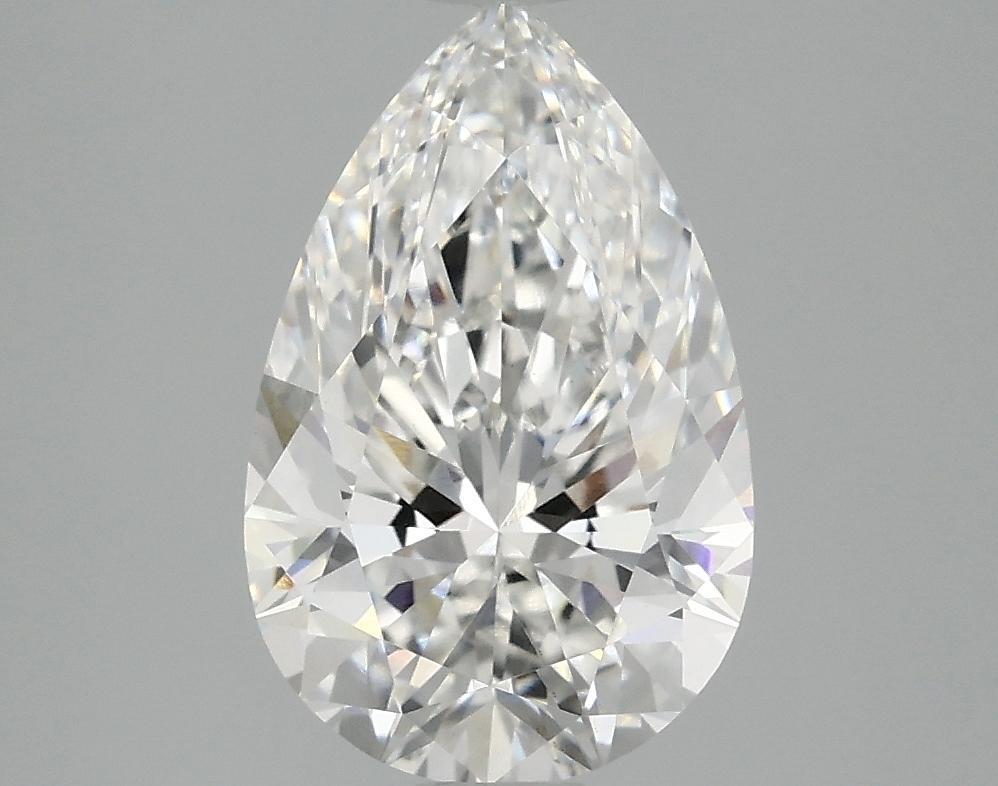 2.56 Carat Pear Shaped Ideal Cut VVS2 IGI Certified Lab Grown Diamond