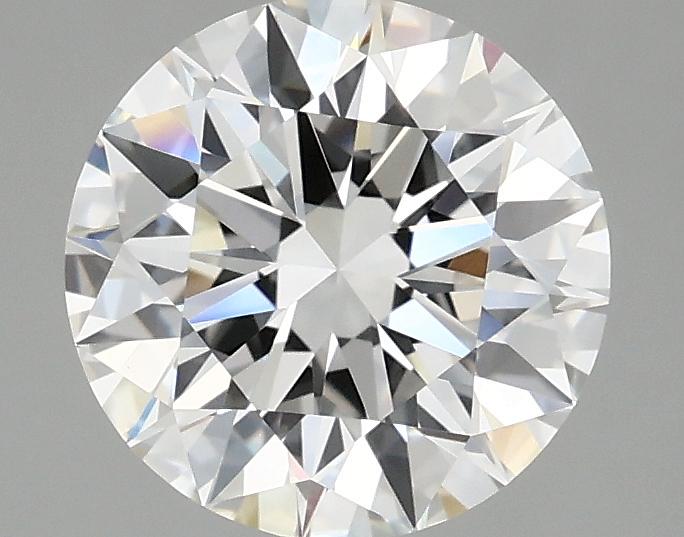 2.08 Carat Round Shaped Excellent Cut VVS2 IGI Certified Lab Grown Diamond