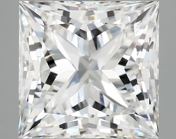 4.13 Carat Princess Shaped Ideal Cut VVS2 IGI Certified Lab Grown Diamond
