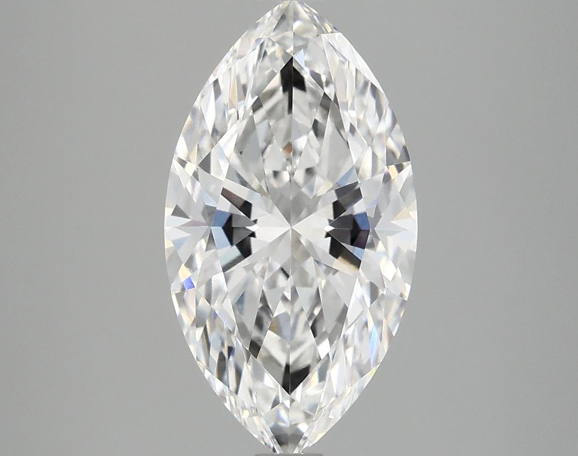 3.08 Carat Marquise Shaped Excellent Cut VVS2 IGI Certified Lab Grown Diamond