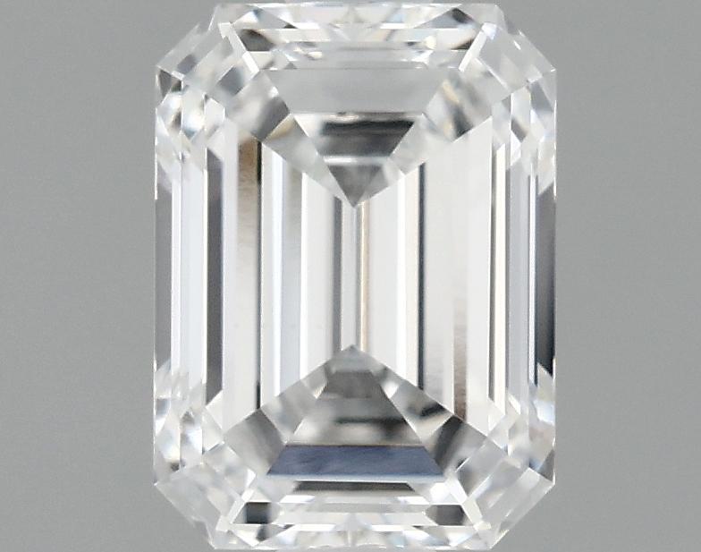 0.97 Carat Emerald Shaped Excellent Cut VVS2 IGI Certified Lab Grown Diamond