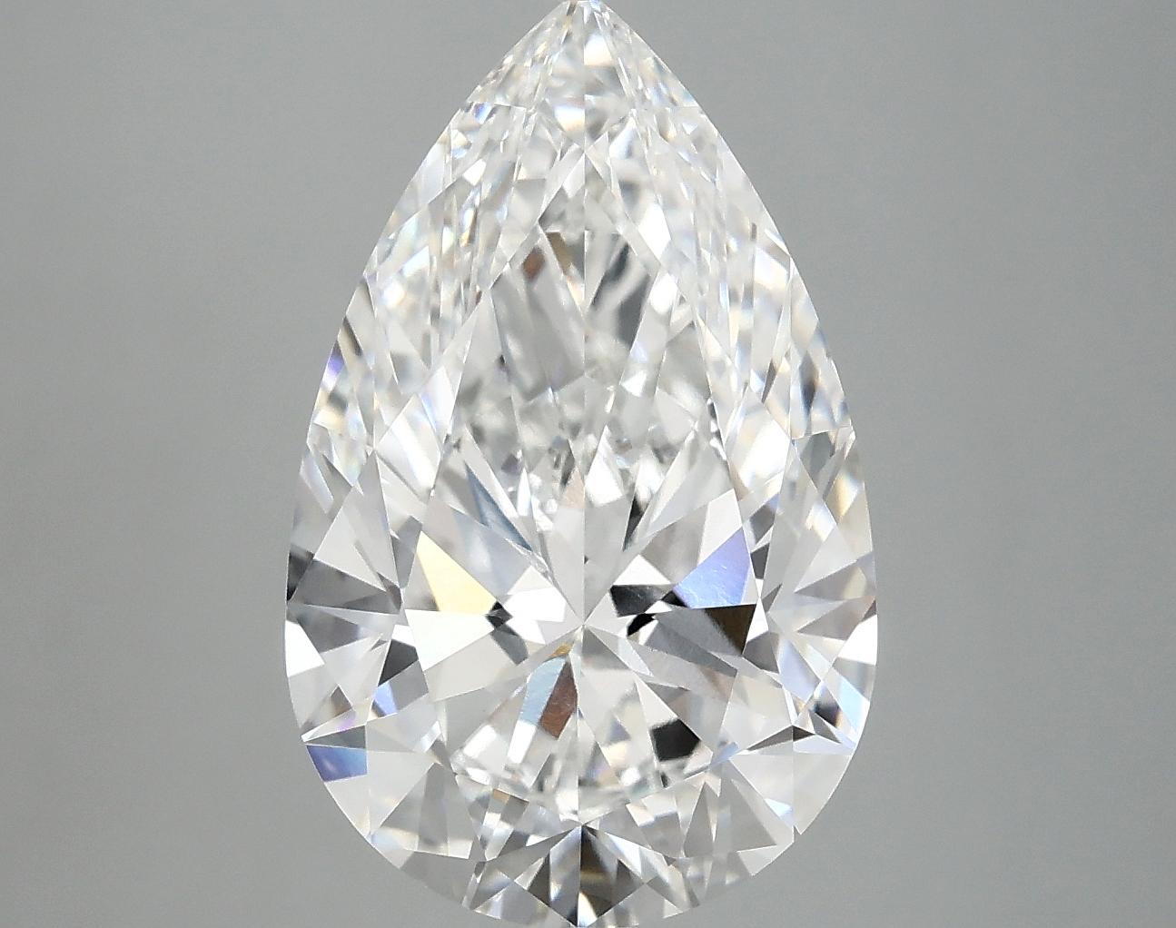 5.02 Carat Pear Shaped Ideal Cut VVS2 IGI Certified Lab Grown Diamond