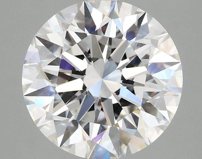 3.09 Carat Round Shaped Ideal Cut VVS2 IGI Certified Lab Grown Diamond
