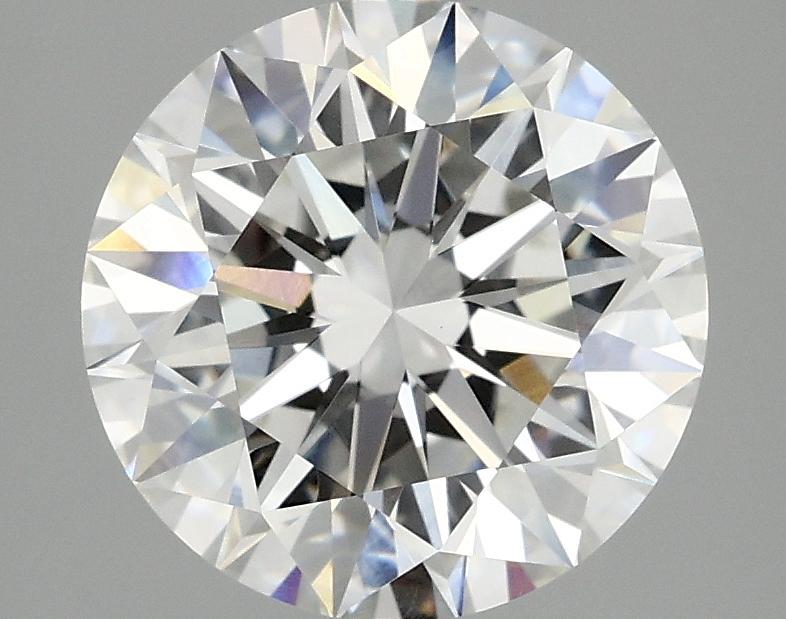 3.08 Carat Round Shaped Ideal Cut VVS2 IGI Certified Lab Grown Diamond