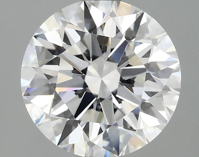 2.05 Carat Round Shaped Excellent Cut VVS2 IGI Certified Lab Grown Diamond