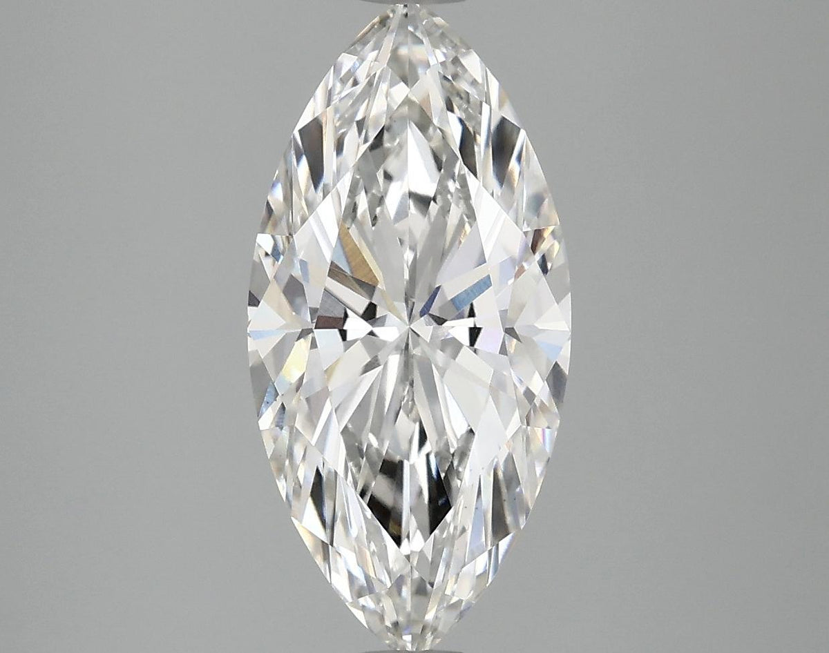 2.87 Carat Marquise Shaped Excellent Cut VS1 IGI Certified Lab Grown Diamond