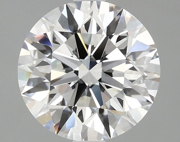 2.07 Carat Round Shaped Excellent Cut VVS2 IGI Certified Lab Grown Diamond