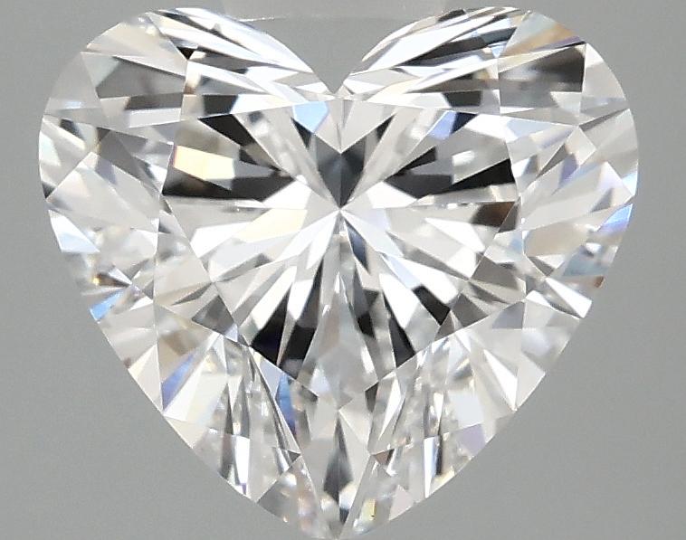 2.57 Carat Heart Shaped Ideal Cut VVS2 IGI Certified Lab Grown Diamond