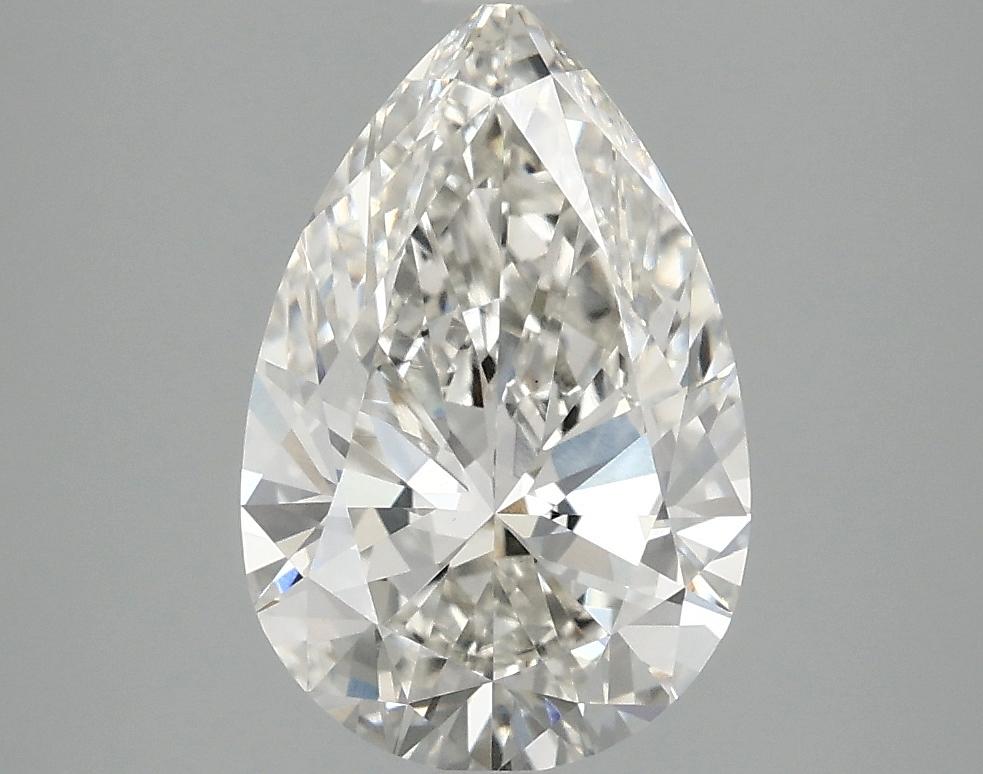 2.5 Carat Pear Shaped Excellent Cut VVS2 IGI Certified Lab Grown Diamond