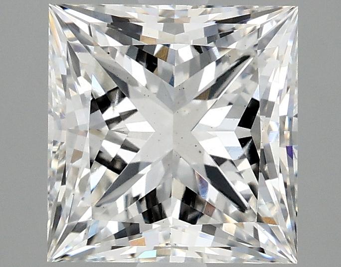 2.59 Carat Princess Shaped Ideal Cut SI1 IGI Certified Lab Grown Diamond