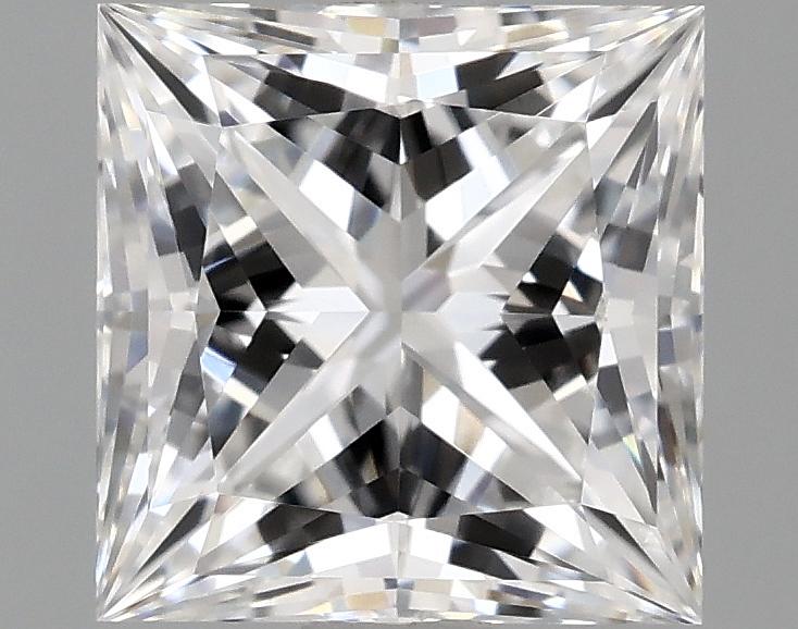 1.59 Carat Princess Shaped Ideal Cut VVS2 IGI Certified Lab Grown Diamond