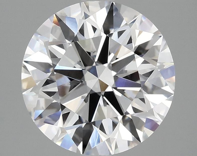 3.09 Carat Round Shaped Ideal Cut VVS2 IGI Certified Lab Grown Diamond