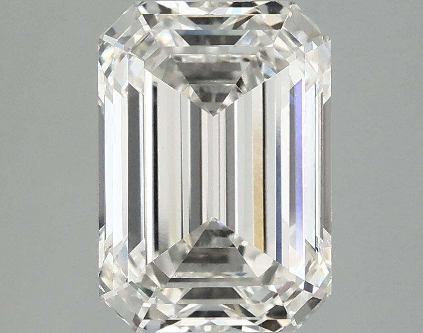 3.09 Carat Emerald Shaped Ideal Cut VVS2 IGI Certified Lab Grown Diamond