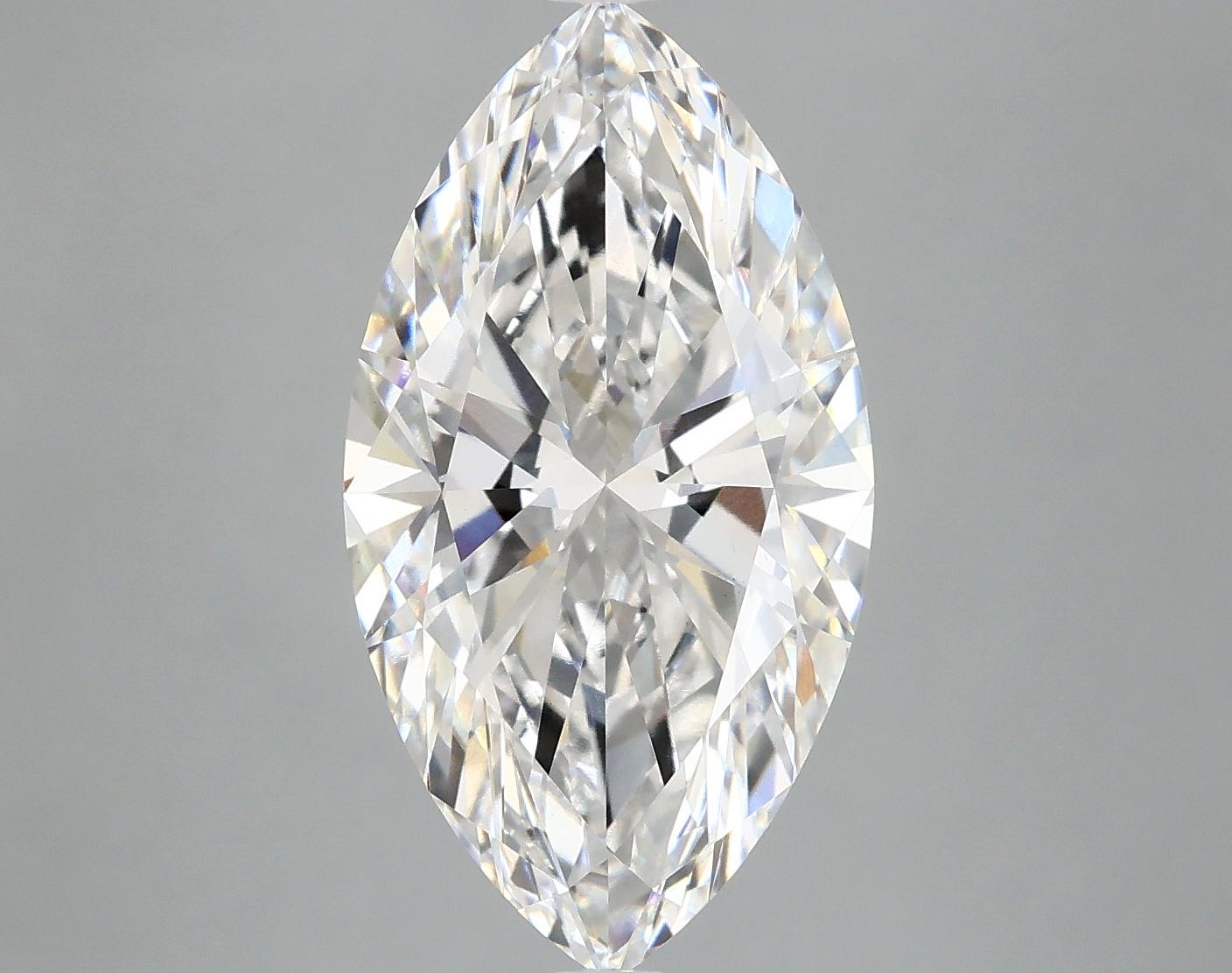 4.66 Carat Marquise Shaped Excellent Cut VS2 IGI Certified Lab Grown Diamond