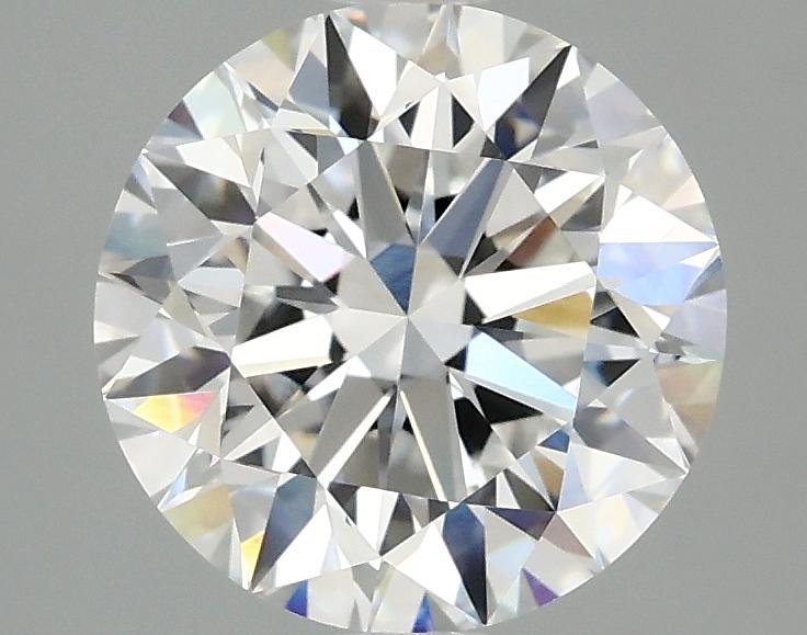 2.49 Carat Round Shaped Excellent Cut VVS2 IGI Certified Lab Grown Diamond
