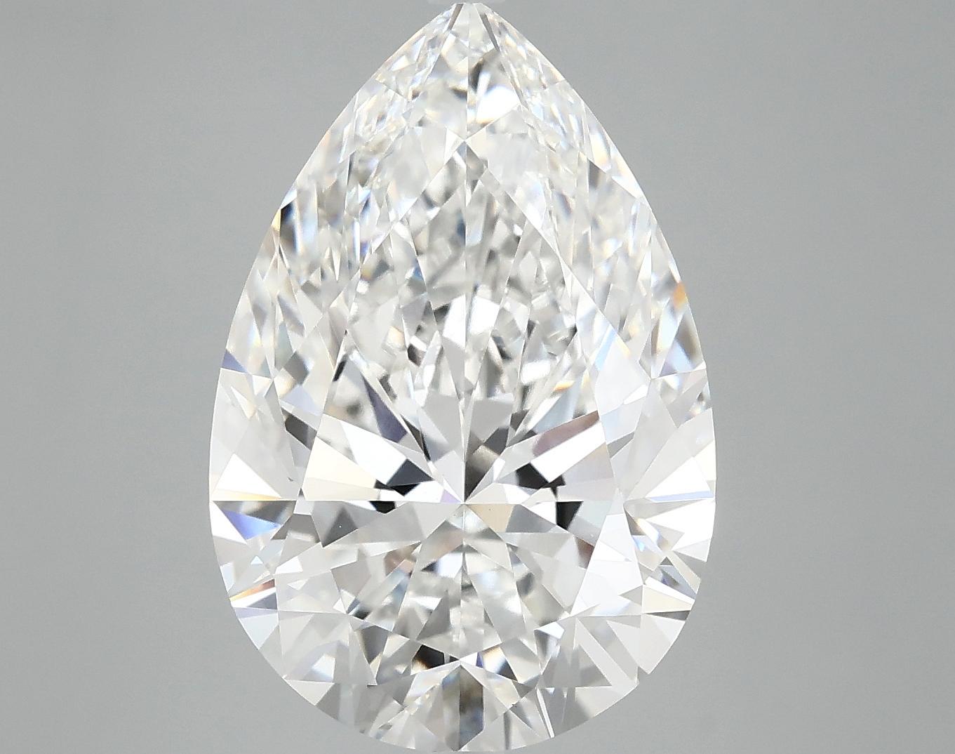 7.0 Carat Pear Shaped Excellent Cut VVS2 IGI Certified Lab Grown Diamond
