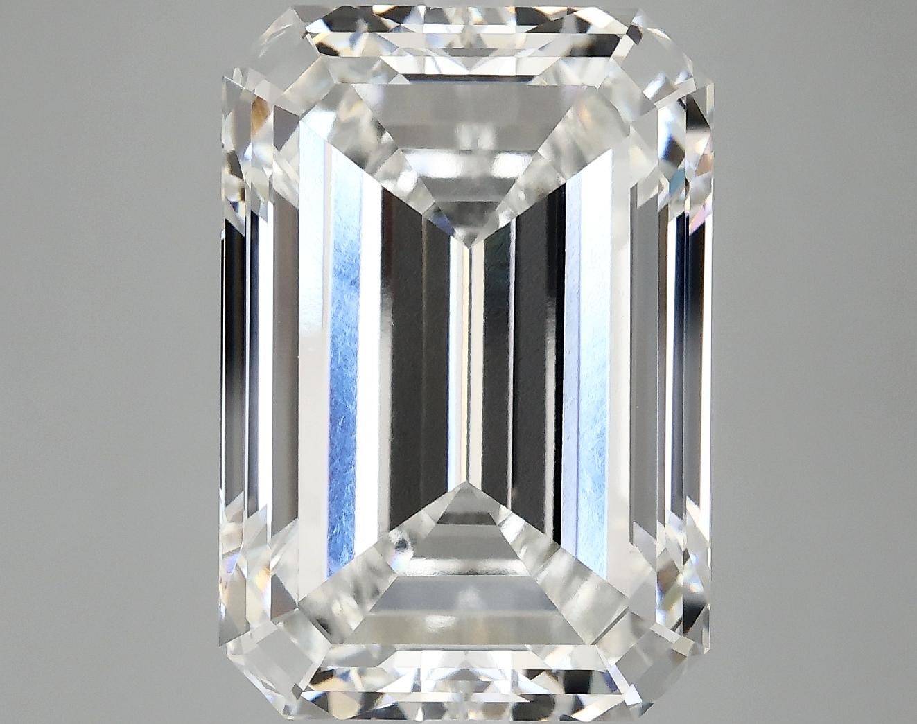 10.37 Carat Emerald Shaped Ideal Cut VVS2 IGI Certified Lab Grown Diamond