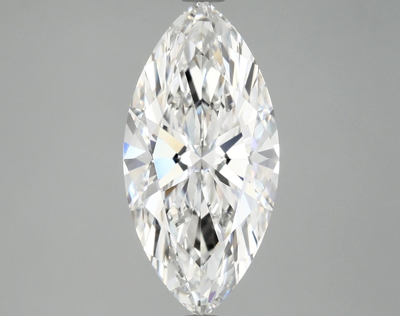 3.09 Carat Marquise Shaped Excellent Cut VVS2 IGI Certified Lab Grown Diamond