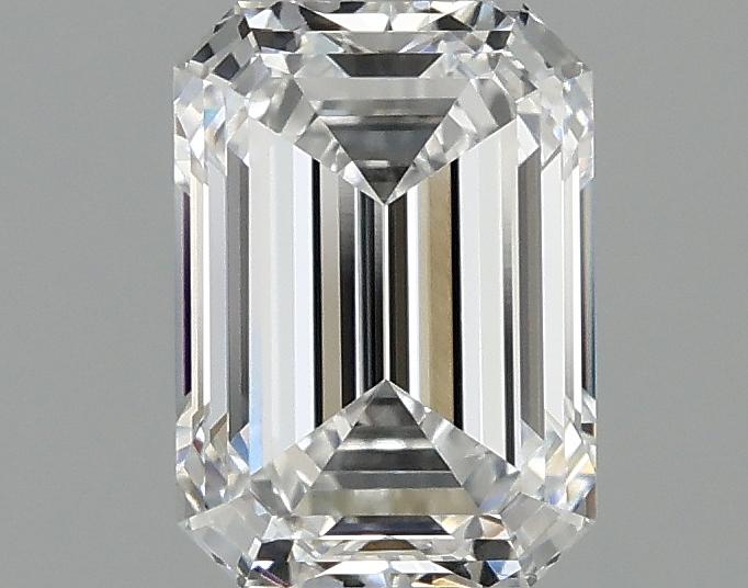 1.08 Carat Emerald Shaped Ideal Cut VVS2 IGI Certified Lab Grown Diamond