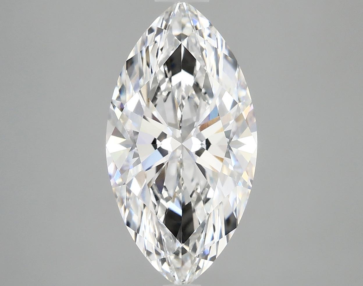 3.08 Carat Marquise Shaped Ideal Cut VVS2 IGI Certified Lab Grown Diamond