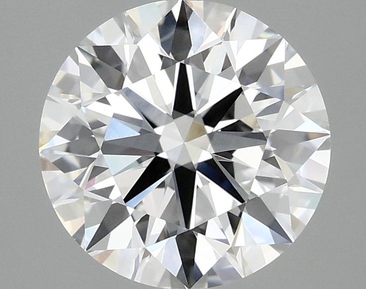2.52 Carat Round Shaped Ideal Cut VVS2 IGI Certified Lab Grown Diamond