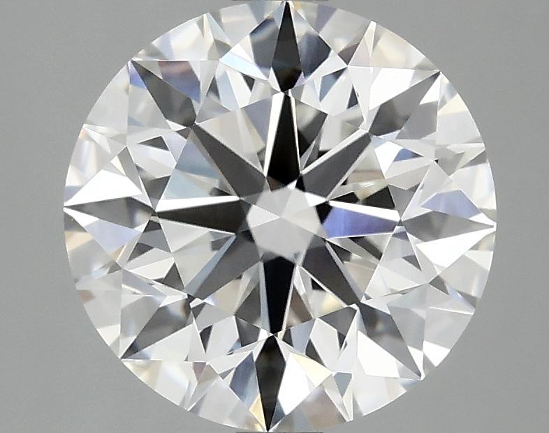 3.08 Carat Round Shaped Excellent Cut VVS2 IGI Certified Lab Grown Diamond