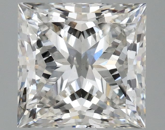 2.57 Carat Princess Shaped Ideal Cut SI1 IGI Certified Lab Grown Diamond