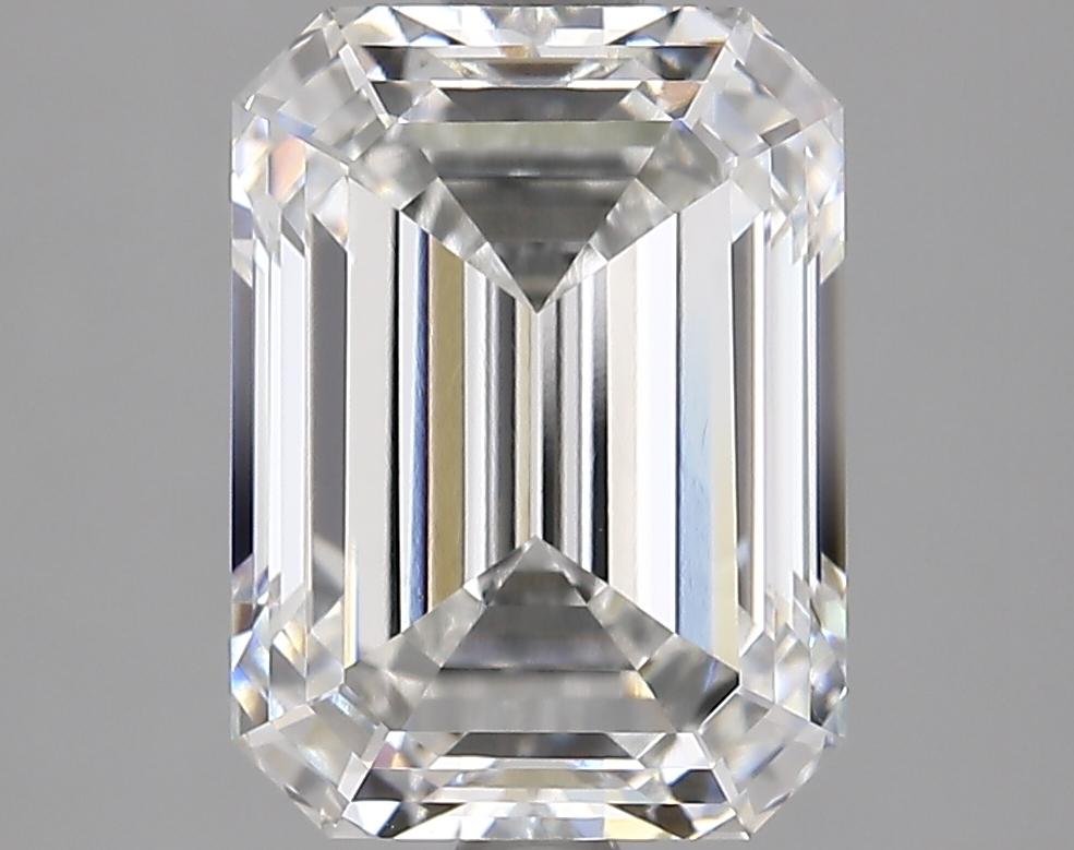 3.08 Carat Emerald Shaped Excellent Cut VS1 IGI Certified Lab Grown Diamond