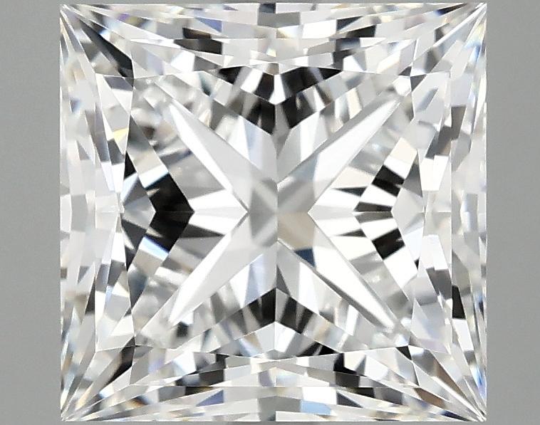 4.1 Carat Princess Shaped Ideal Cut VVS2 IGI Certified Lab Grown Diamond