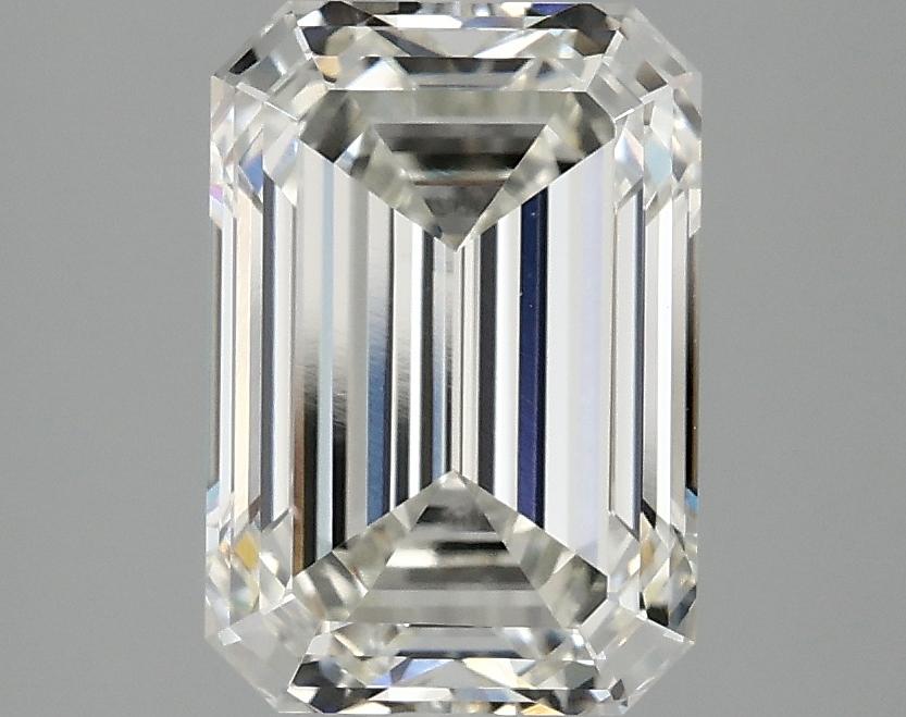 2.89 Carat Emerald Shaped Ideal Cut VVS2 IGI Certified Lab Grown Diamond