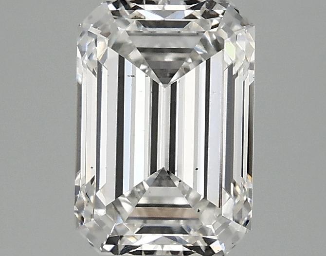 1.58 Carat Emerald Shaped Ideal Cut VS2 IGI Certified Lab Grown Diamond